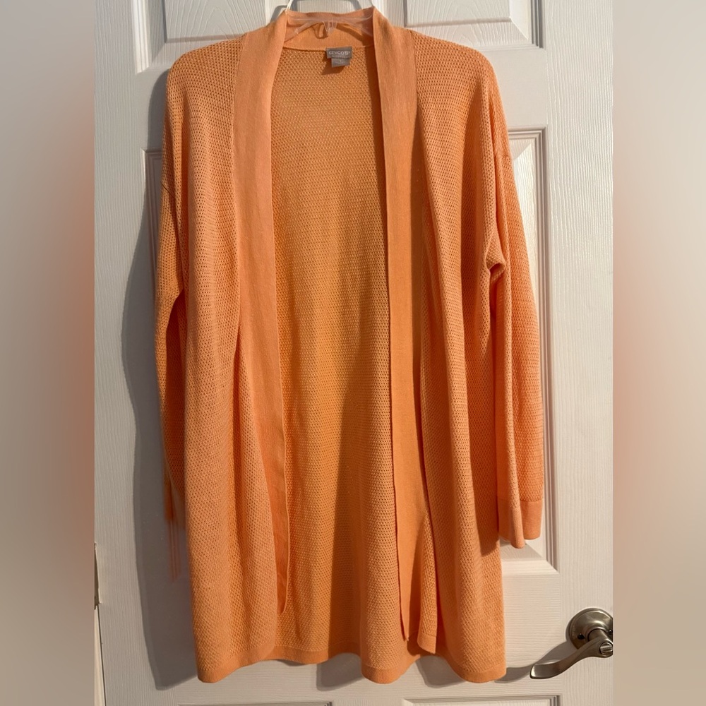 Chico's Lightweight Open Front‎ Cardigan – Size 1 (M/8-10)